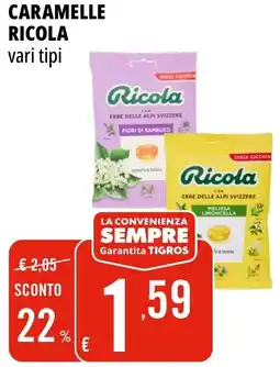 Tigros Caramelle Ricola offerta