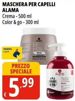 Tigros Maschera per capelli Alama offerta