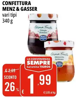 Tigros Confettura menz & gasser offerta