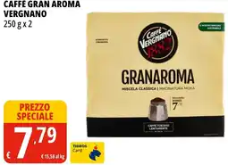 Tigros Caffè gran aroma vergnano offerta