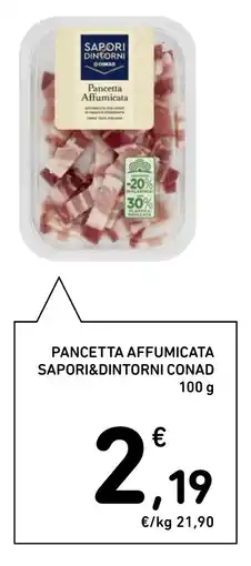 Conad Superstore Pancetta affumicata Sapori&Dintorni Conad offerta