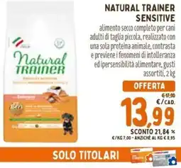 Pet Store Conad Natural trainer sensitive offerta