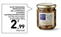 Conad Superstore Olive taggiasche denocciolate della provincia Sapori&Dintorni Conad offerta