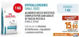 Pet Store Conad Alimento secco dietetico completo per cani adulti di taglia piccola offerta