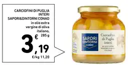 Conad Superstore Carciofini di puglia interi Sapori&Dintorni Conad offerta