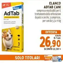 Pet Store Conad Elanco adtab cani offerta