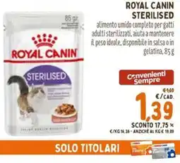 Pet Store Conad Royal canin sterilised offerta
