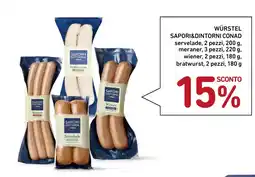Conad Superstore Würstel Sapori&Dintorni Conad offerta