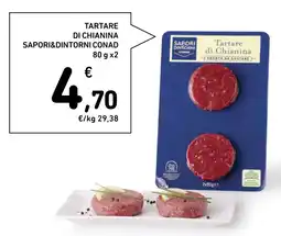 Conad Superstore Tartare di chianina Sapori&Dintorni Conad offerta