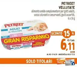 Pet Store Conad Petreet vellutate offerta