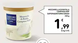 Conad Superstore Mozzarella di bufala campana dop Sapori&Dintorni Conad offerta