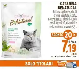 Pet Store Conad Cat&rina benatural offerta