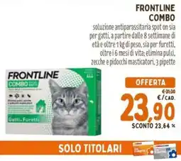 Pet Store Conad Frontline combo offerta