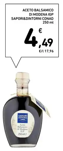 Conad Superstore Aceto balsamico di modena igp Sapori&Dintorni Conad offerta