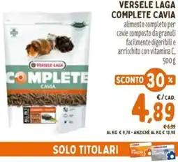 Pet Store Conad Versele laga complete cavia offerta