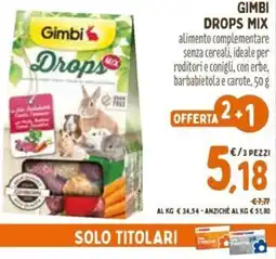 Pet Store Conad Gimbi drops mix offerta