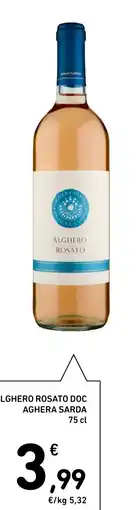 Conad Superstore Alghero rosato doc aghera sarda offerta
