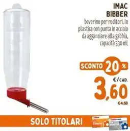 Pet Store Conad Imac bibber offerta