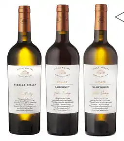 Conad Superstore Vino villa folini ribolla gialla, cabernet collio doc, sauvignon collio doc offerta