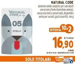 Pet Store Conad Natural code offerta