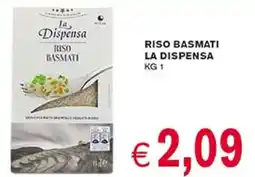 D'Italy Riso basmati La Dispensa offerta