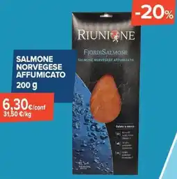 Sapore di Mare Salmone norvegese affumicato offerta
