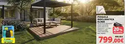 Brico Io Pergola bioclimatica klima offerta