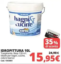 Brico Io Idropittura offerta