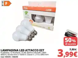 Brico Io Lampadina led attacco E27 offerta