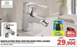Brico Io Ideal standard miscelatore idro one per bidet/per lavabo offerta