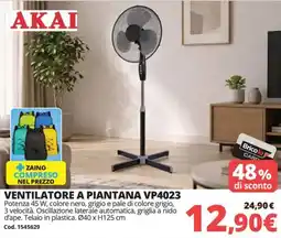 Brico Io Akai ventilatore a piantana VP4023 offerta