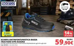 Brico Io Scarpa antinfortunistica bassa traction s1ps suzuka offerta