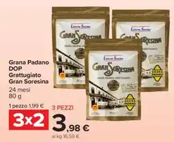 Carrefour GRANA PADANO DOP GRATTUGIATO GRAN SORESINA offerta