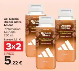 Carrefour Gel Doccia Dream Glaze Adidas offerta