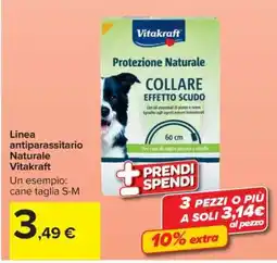 Carrefour Vitakraft Collare Effetto Scudo offerta