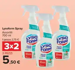 Carrefour Lysoform Spray offerta
