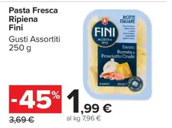 Carrefour Pasta Fresca Ripiena Fini offerta