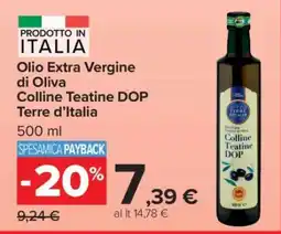 Carrefour Olio Extra Vergine di Oliva Colline Teatine DOP Terre d’Italia offerta