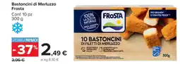 Carrefour BASTONCINI DI MERLUZZO FROSTA offerta