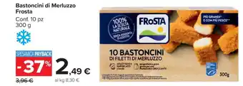 Carrefour BASTONCINI DI MERLUZZO FROSTA offerta