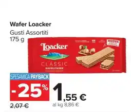 Carrefour Wafer Loacker offerta