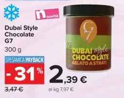 Carrefour Dubai Style Chocolate G7 offerta