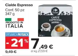 Carrefour Cialde Espresso offerta