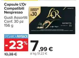 Carrefour Capsule L’Or Compatibili Nespresso offerta
