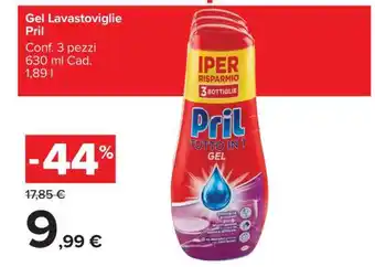 Carrefour Gel Lavastoviglie Pril offerta