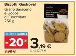 Carrefour Biscotti Gastroval offerta