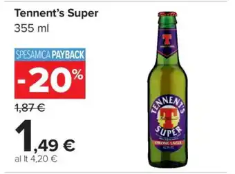 Carrefour Tennent's Super offerta