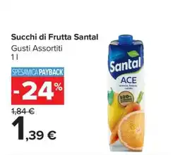 Carrefour Succhi di Frutta Santal offerta