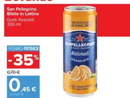 Carrefour San Pellegrino Bibite in Lattina offerta