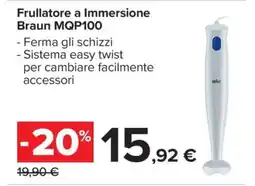 Carrefour Frullatore a Immersione Braun MQP100 offerta